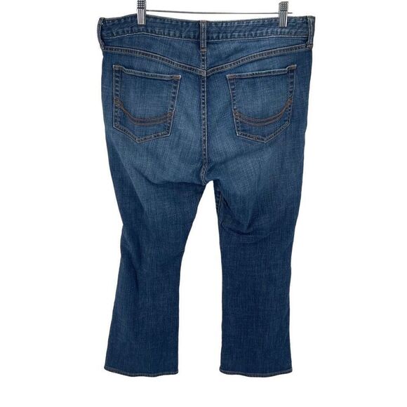 Old Navy Women's The Dreamer Jeans flare Denim Medium Wash Blue Size 14 - Picture 6 of 9